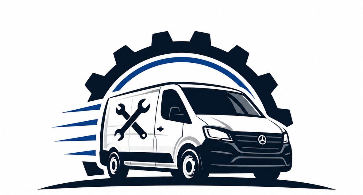 Mobile Mechanic Northampton logo, horizontal version